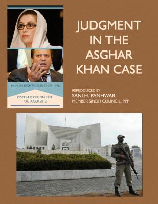 Judgment in the Asghar Khan Case